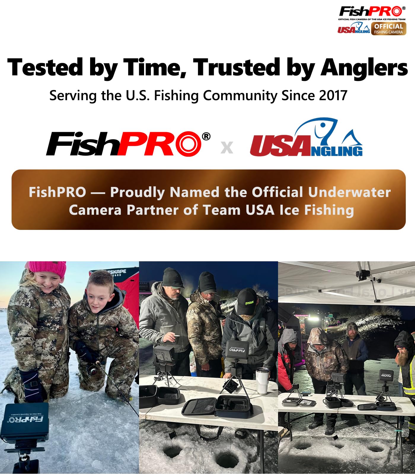 FishPRO 2026 1080P camera, 7” IPS, 10,000mAh battery, USB-C, LED+IR lights, 82ft cable, no DVR.